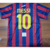 Lionel messi signed barcelona 2009-2010 jersey  becketts authenticated