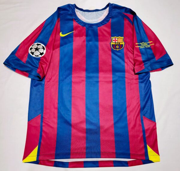 RONALDINHO SIGNED BARCELONA 2005-2006 JERSEY BECKETTS COA