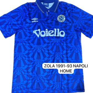 Gianfranco Zola Signed Napoli 1991-1993 Jersey Beckett COA