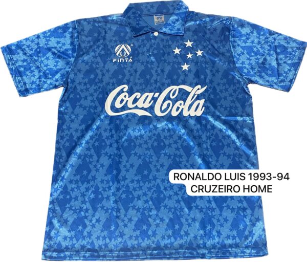 RONALDO LUIS NAZRIO DE LIMA SIGNED CRUZEIRO 1993-1995 JERSEY BECKETT COA