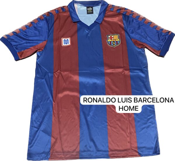 RONALDO LUIS NAZRIO DE LIMA SIGNED BARCELONA JERSEY BECKETT COA