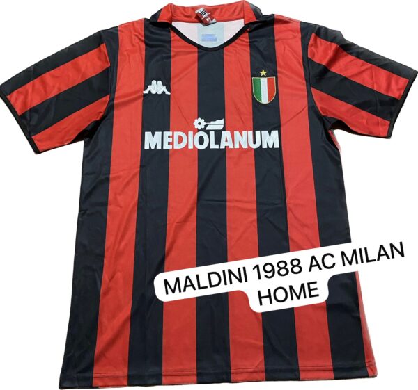 PAOLO MALDINI SIGNED AC MILAN 1998 JERSEY ICONS CERTIFIED