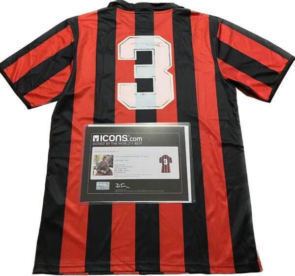 PAOLO MALDINI SIGNED AC MILAN 1998 JERSEY ICONS CERTIFIED - Image 4
