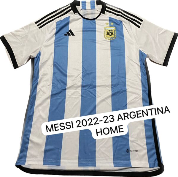 LIONEL MESSI SIGNED ARGENTINA 2022-2023 JERSEY ICONS COA