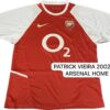 PATRICK VIERA SIGNED ARSENAL 2002-2004 JERSEY BECKETT COA